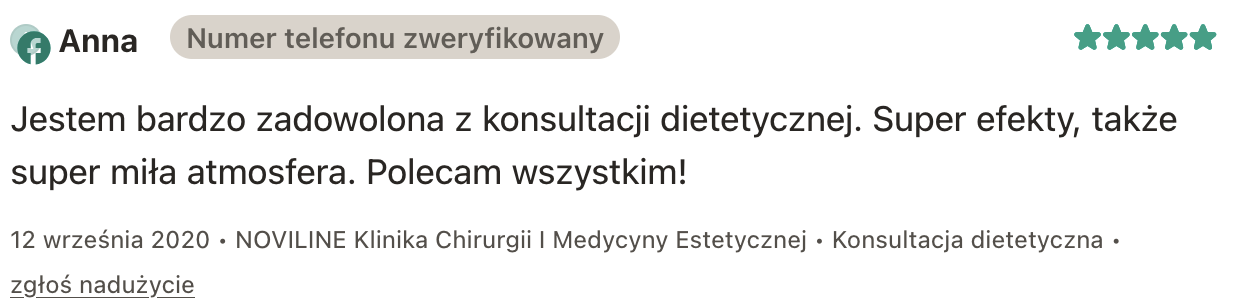Efekty współpracy dietetycznej