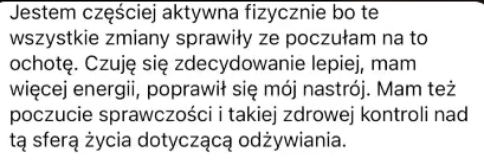 Opinia klientki po konsultacji dietetycznej